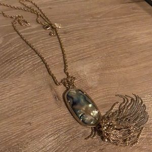 Kendra Scott abalone necklace